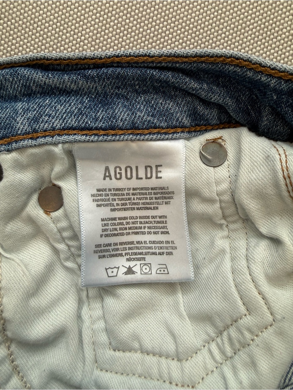 Women’s Agolde Riley High Rise Straight Crop - Picture 5 of 6